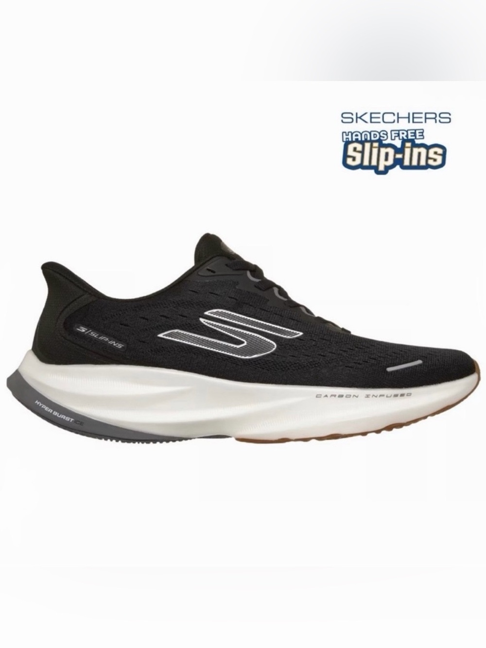 Sketchers Men’s AeroSpark Slip-In Athletic Archfit Carbon Infused Running Shoes